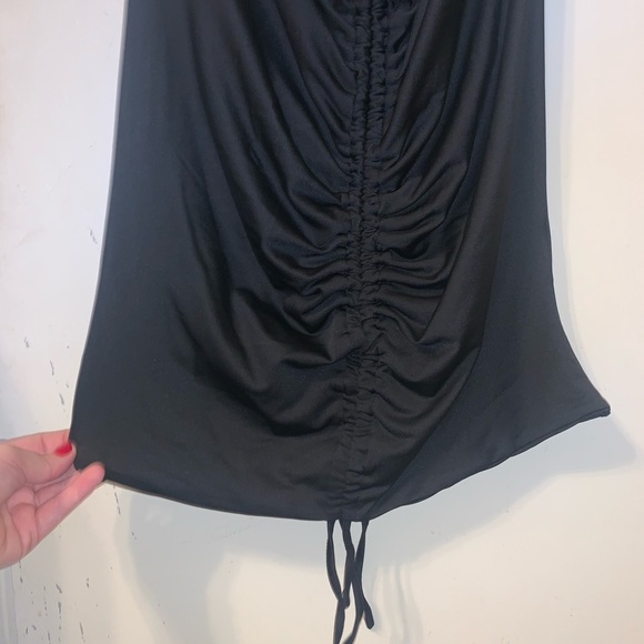 Black Sexy Scrunch Dress - Picture 4 of 5